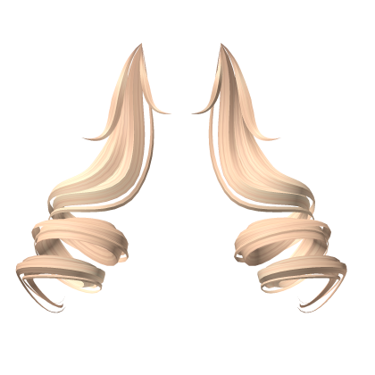Mega Low Swirl Pigtails In Blonde Roblox