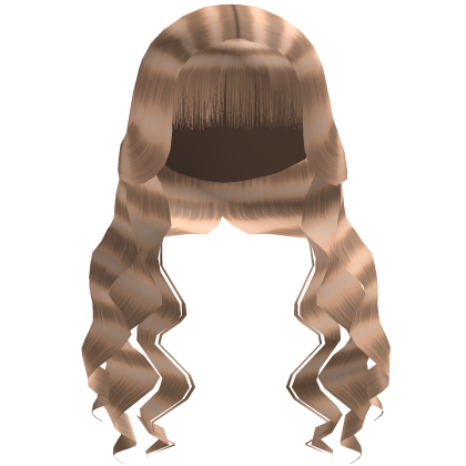 Wavy Middle Part Blonde Roblox