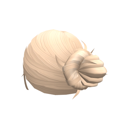 Blonde Messy Bun Hairstyle Roblox