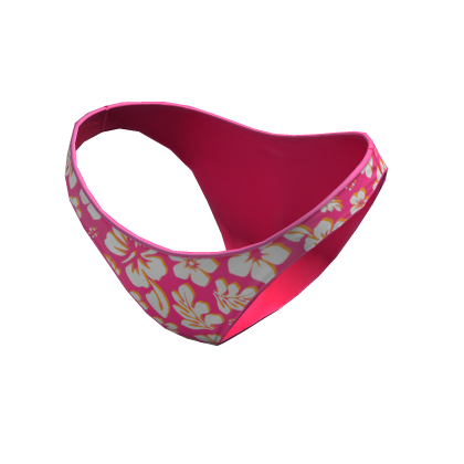 Bikini Bottom Pink Cute Hawaiian Flowers Beach Y2K Roblox