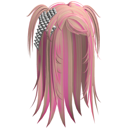 Scene Pigtails With Metal Cross Blonde And Pink Roblox