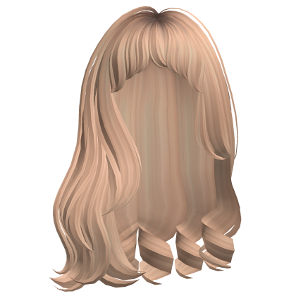 Long N Sweet Hair W Curtain Bangs Honey Blonde Roblox