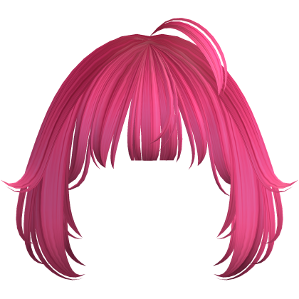 Kawaii Anime Fluffy Bangs Hot Pink Roblox