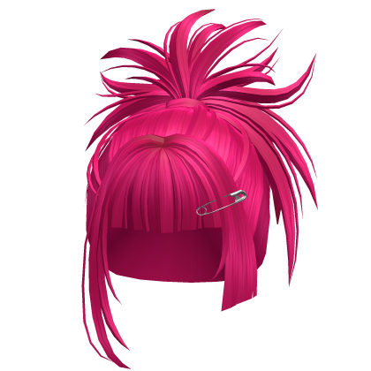 Gothic Emo Ponytail Hot Pink Roblox