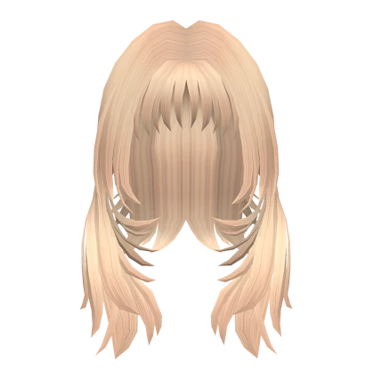 Messy Loose Blonde Wolfcut Roblox Item Rolimon S