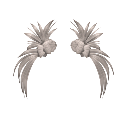 2000s Spiky Bun Pigtail Extensions In Ash Blonde Roblox