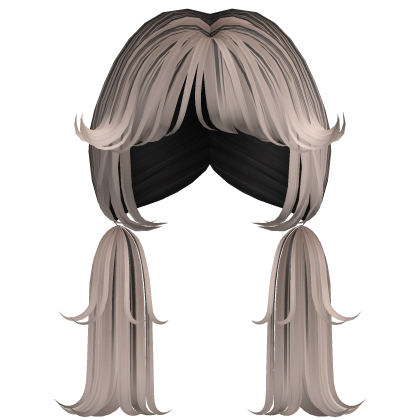 Black Wispy Layered Low Fairy Pigtails Blonde Hime Roblox