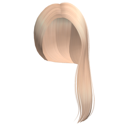 Side Swept Long Straight Hair Bussdown Blonde Roblox