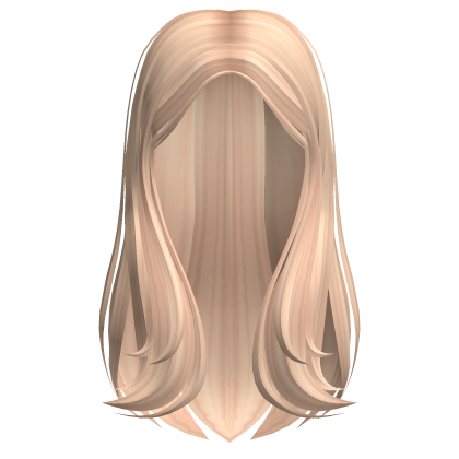 Soft Long Straight Hair Blonde Roblox