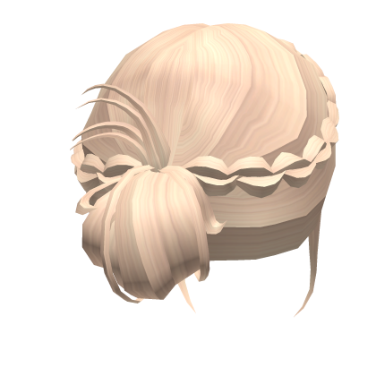 Aesthetic Messy Y K Low Clipped Bun Blonde Roblox