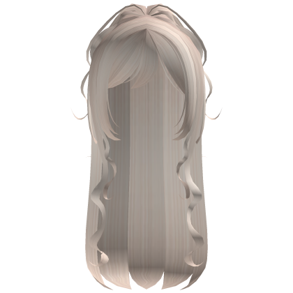 Wispy Shoujo Half Up Hair Blonde Roblox