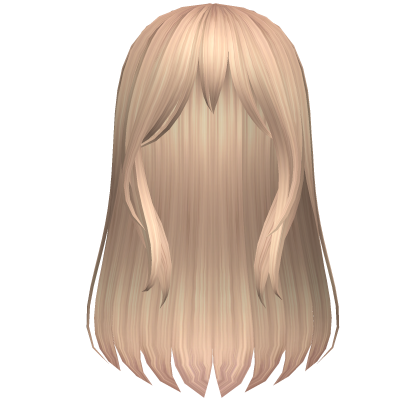 Long Blonde Anime Hair Roblox