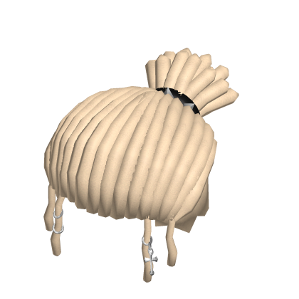 Tied Back Rockstar Dreads Blonde Roblox