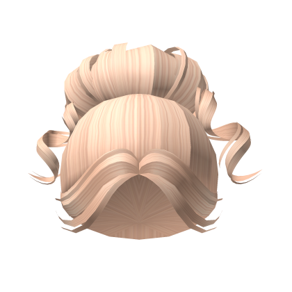 Y2K Messy Bun Blonde Roblox