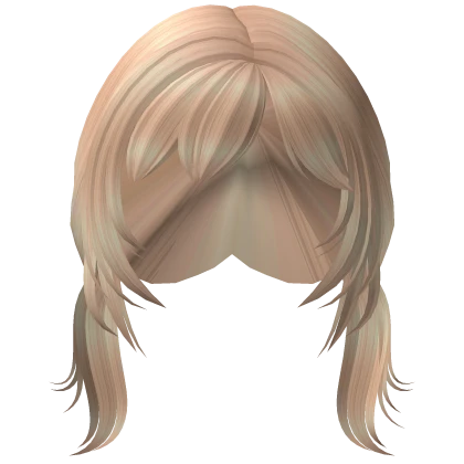 Blonde Wispy Messy Short Pigtails Roblox Item Rolimon S