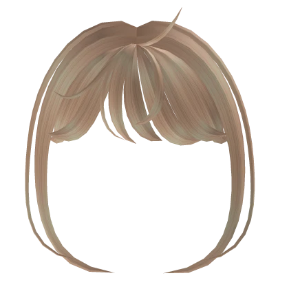 Blonde Messy Side Bangs Roblox