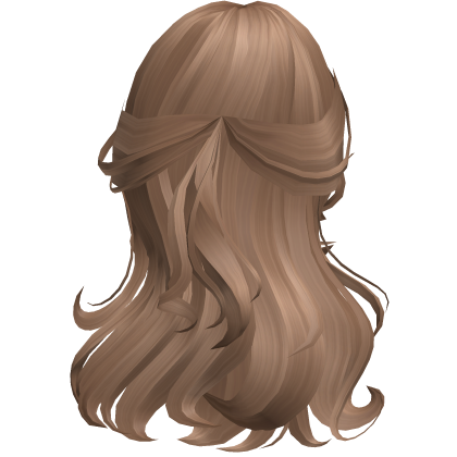 Long Half Up Half Down Swirls In Honey Blonde Roblox