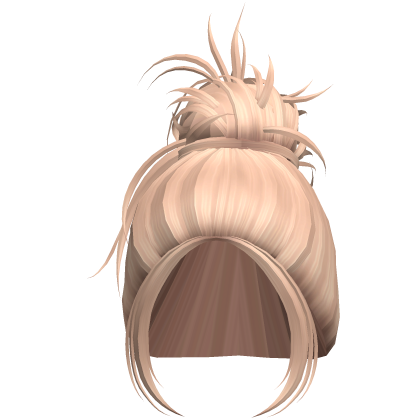 Wispy High Loose Lazy Bun Blonde Roblox