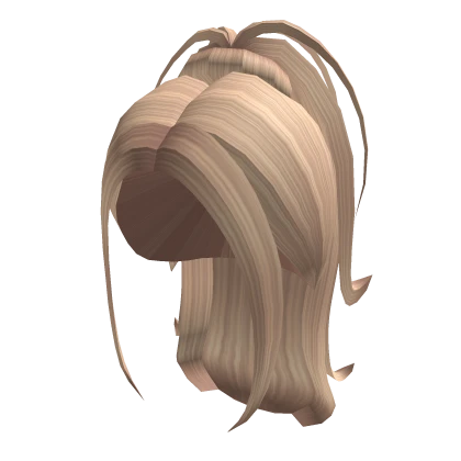 Aesthetic Long Y K Messy Ponytail Blonde Roblox Item Rolimon S