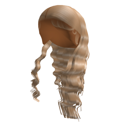 Wavy Middle Part Blonde Roblox