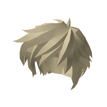 Blonde Fluffy Messy Anime Hair Roblox