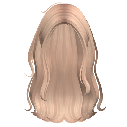 Long Messy Coconut Beachy Waves Blonde Roblox