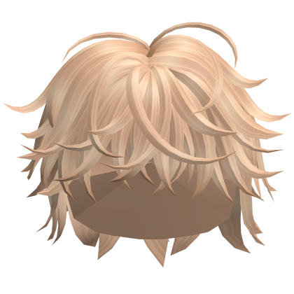 Fluffy Swept Hair Blonde Roblox