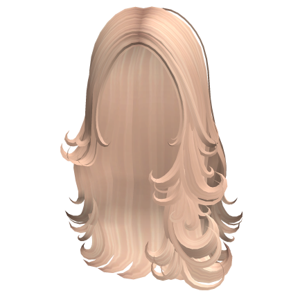 Long Super Model Curly Hair Blonde Roblox