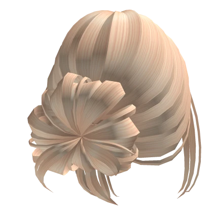 Preppy Low Messy Bun Blonde Roblox Item Rolimon S