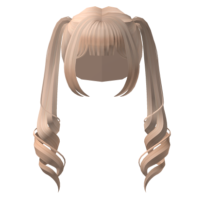 Blonde Anime Popstar Pigtails W Bangs Roblox