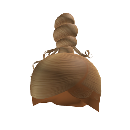 Top Knot Bun W Swoop Bang Blonde Roblox