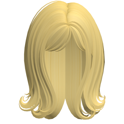 Blonde Hair Swirly Roblox