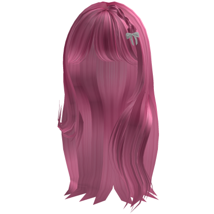Long Anime Dollette Hair Hot Pink Roblox