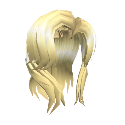 Aesthetic Blonde Curtain Bangs Side Part Roblox
