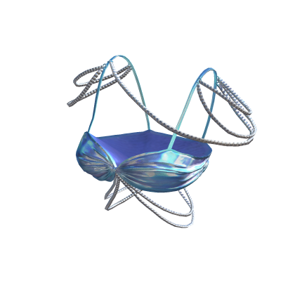 Blue Summer Iridescent Mermaid Pearl Bikini Top Roblox
