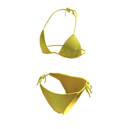 Bikini Swimsuit Yellow Roblox