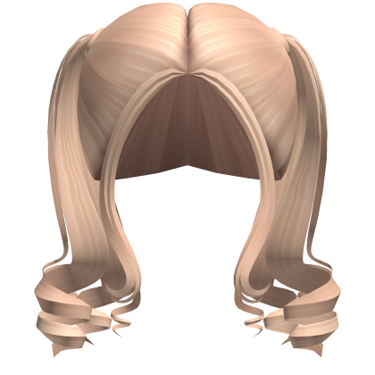 High Curly Short Fairytale Pigtails In Blonde Roblox