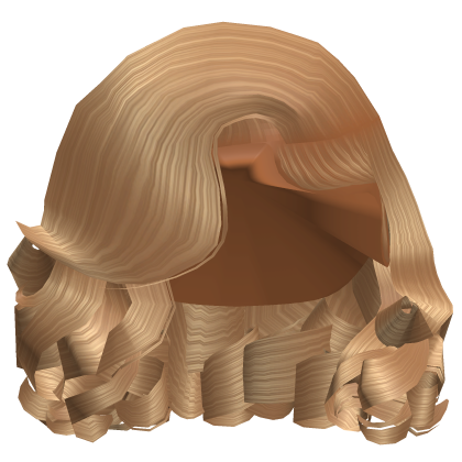 Blonde Short Curly Side Part Roblox