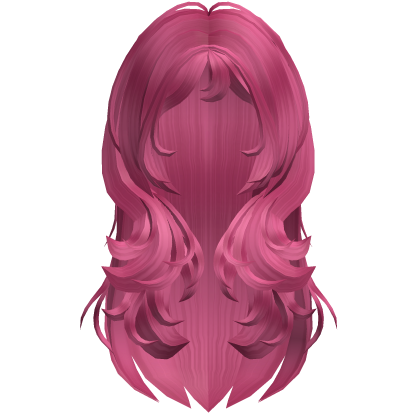 Messy Grunge Hair Hot Pink Roblox
