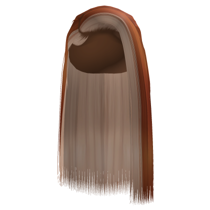 Ginger Side Part Silk Press W Blonde Skunk Stripe Roblox