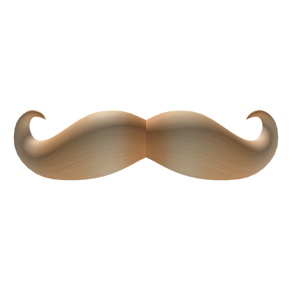 Blonde Fancy Moustache Roblox