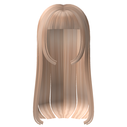 Blonde Straight Hime Cut Roblox