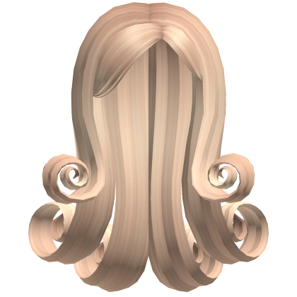 Princess Long Swoopty Curls Blonde Roblox