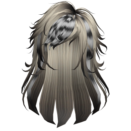 Black Blonde Scene Emo Layered Shag Roblox