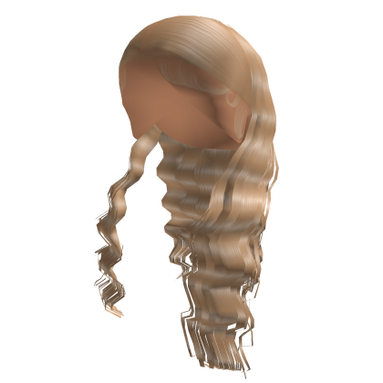 Wavy Middle Part Blonde Roblox