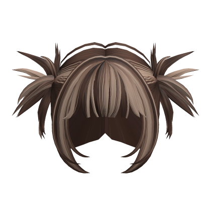 Two Tone Messy Y2K Punk Pigtails Brown Blonde Roblox