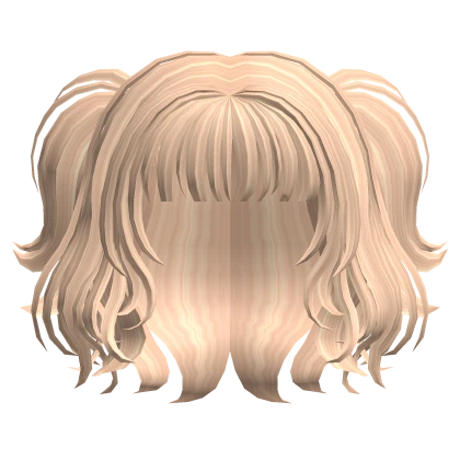 Blonde Anime Short Hair W Kawaii Pigtails Roblox