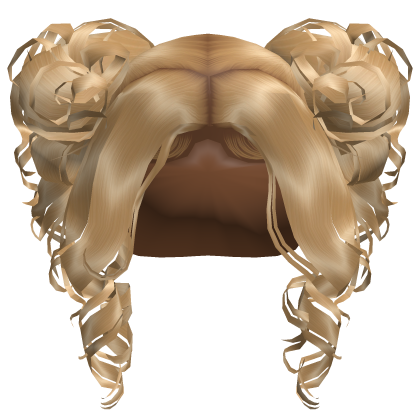Blonde Messy Space Buns Roblox