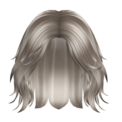 Short Wavy Hair Ash Blonde Roblox