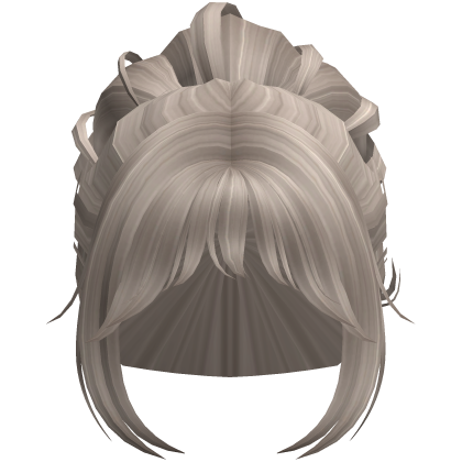 Y2K Summer Messy Bun Ash Blonde Roblox